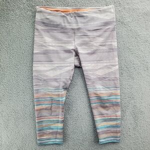 Prana Pillar Printed Capri Leggings Womens Size Large